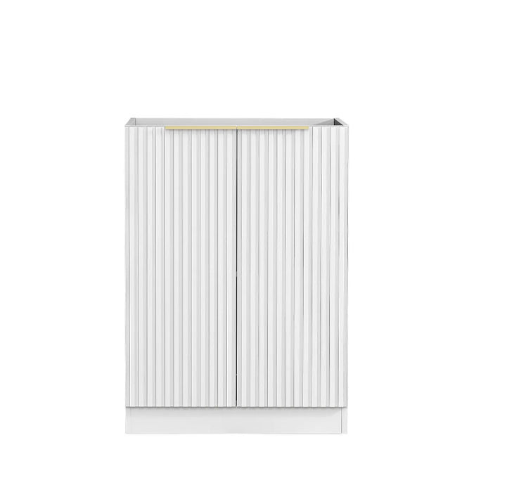 630*580*880mm Otti Noosa Matt White Moisture Resistant Plywood 630 Base Cabinet
