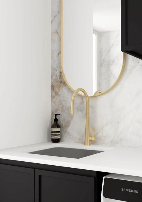 1305*600*2100mm Otti Hampshire Matt Black Moisture Resistant Plywood Laundry Kit