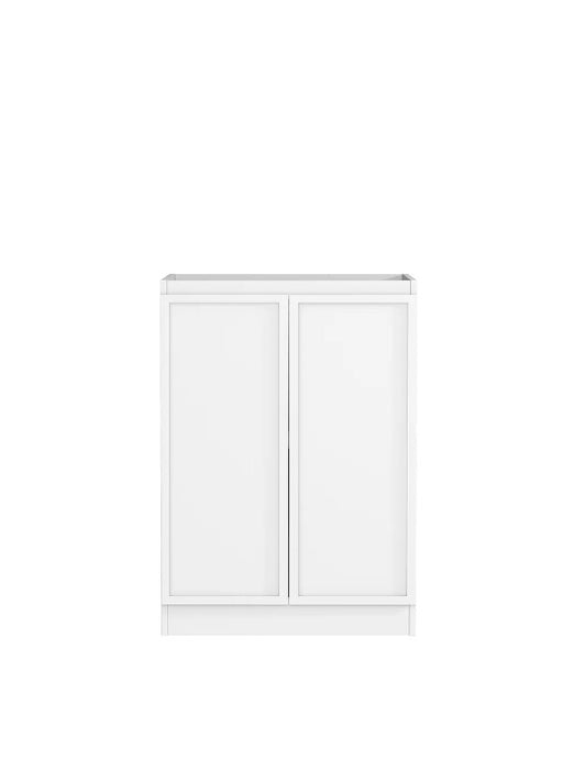 1300*600*900mm Otti Hampshire Matt White Base Laundry Cabinet With Stone Top And Sink