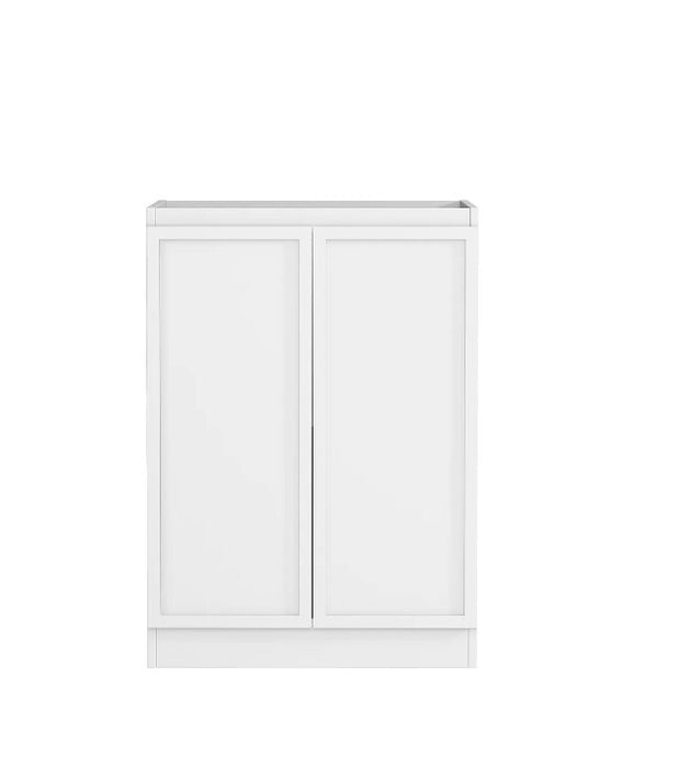 630*585*880mm Otti Hampshire Matt White Moisture Resistant Plywood 630 Floor Standing Base Cabinet