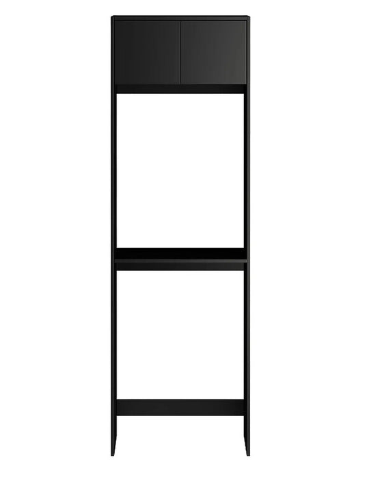 2100*650*700mm Otti Hampshire Matt Black Moisture Resistant Plywood Floor Standing Tall Washing Machine Cabinet