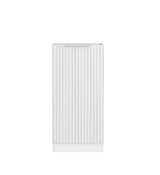 415*585*880mm Otti Noosa Matt White Moisture Resistant Plywood 415 Floor Standing Base Cabinet With Internal Drawer
