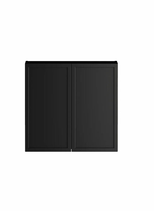 630*325*600mm Otti Hampshire Matt Black Moisture Resistant Plywood 630 Wall Hung Cabinet