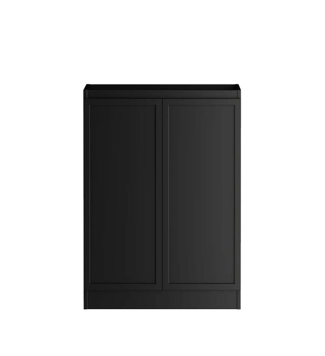 1305*600*2100mm Otti Hampshire Matt Black Moisture Resistant Plywood Laundry Kit