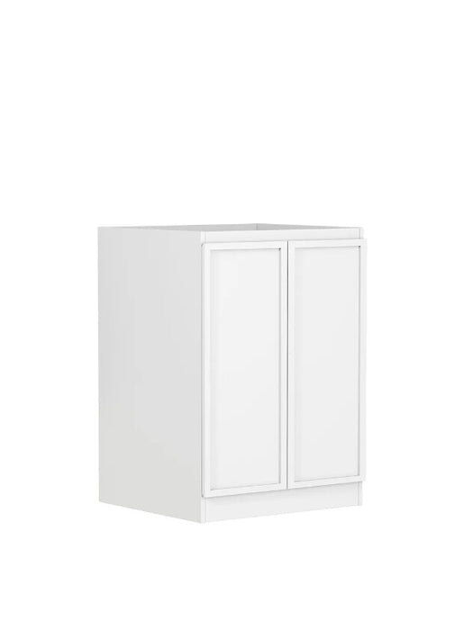 1300*600*900mm Otti Hampshire Matt White Base Laundry Cabinet With Stone Top And Sink