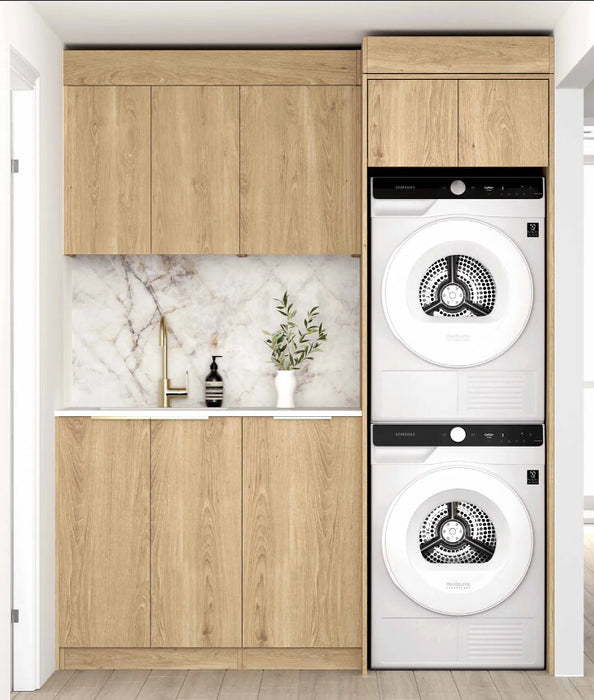 1715*600*2100mm Otti Byron/Bondi Laminated Natural Oak Moisture Resistant Plywood Laundry Kit