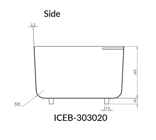 Ice Well Removable Basket (Suits ICE-303020 - ICEDI-303020) - HD reno