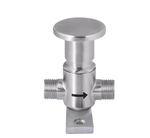 304 Grade Stainless Steel Mechanical Foot/Knee Operated Valve 90 Degree Mount - HD reno