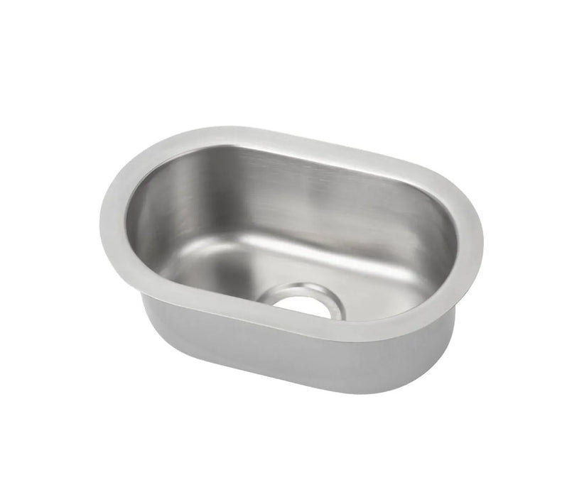 304 Grade Stainless Steel Pressed Sink Bowl (140W x 245D x 100H) - HD reno