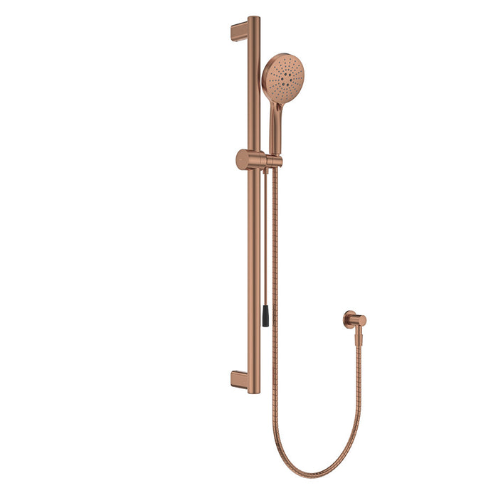 Fienza Care Round Rail Shower With Push/Pull Slider