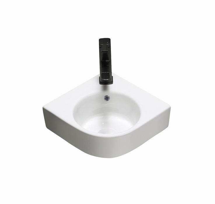 440*385*155mm Infinity Gloss White Wall Hung Ceramic Above Counter Basin