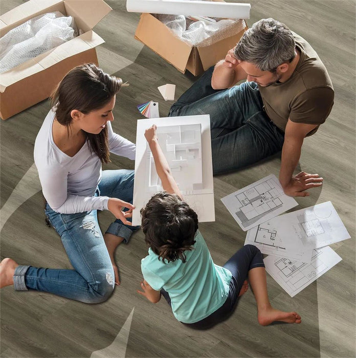 ECO Ornato XL Hybrid Floorboards Coastal Pearl Grey