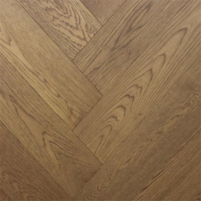 ECO Swish Oak Natura Herringbone Floorboards Fiano Brown Herringbone