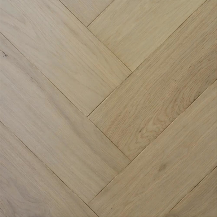 ECO Swish Oak Natura Herringbone Floorboards Danish White Herringbone