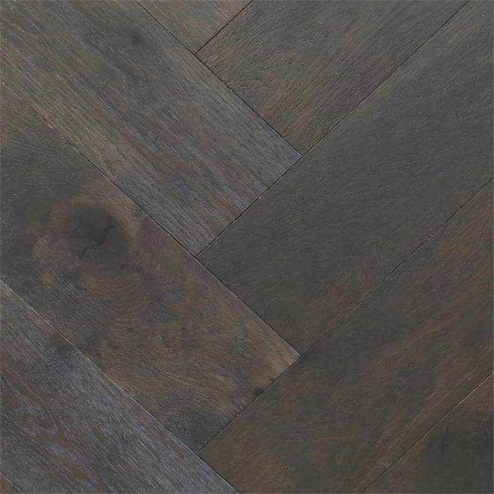 ECO Swish Oak Natura Herringbone Floorboards French Carbon Herringbone