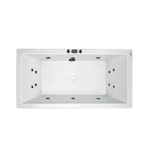 1550/1680/1800*840*480/500mm Catolina Spa Bath 6/10/14 jets White Acrylic drop in Rectangle - HD reno