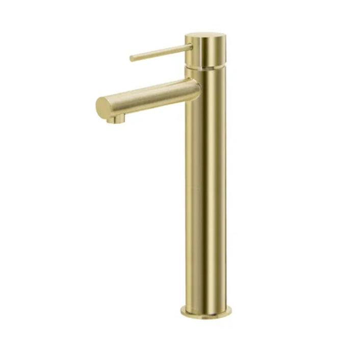 INS Roul Brushed Gold Round Tall Basin Mixer