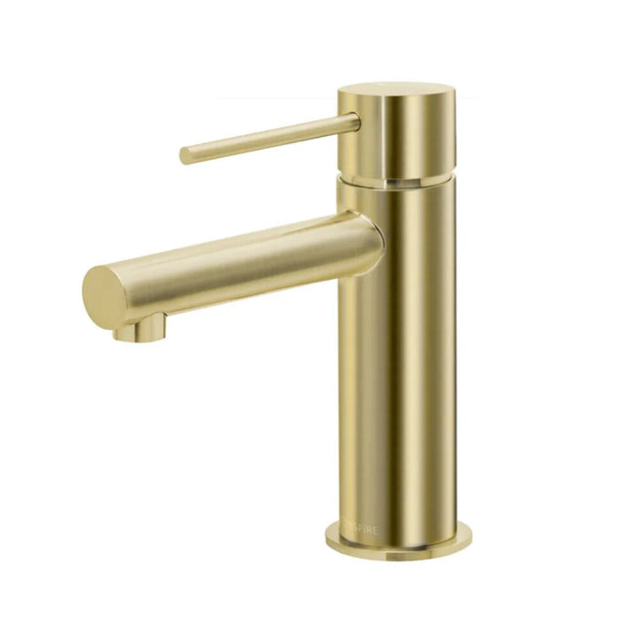 INS Roul Brushed Gold Electroplated PVD Durable High-quality Finish Basin Mixer