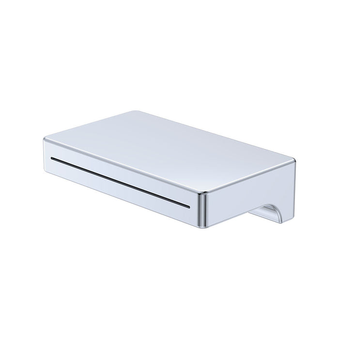 FIE Chrome Solid Brass Rectangle Bath Outlet