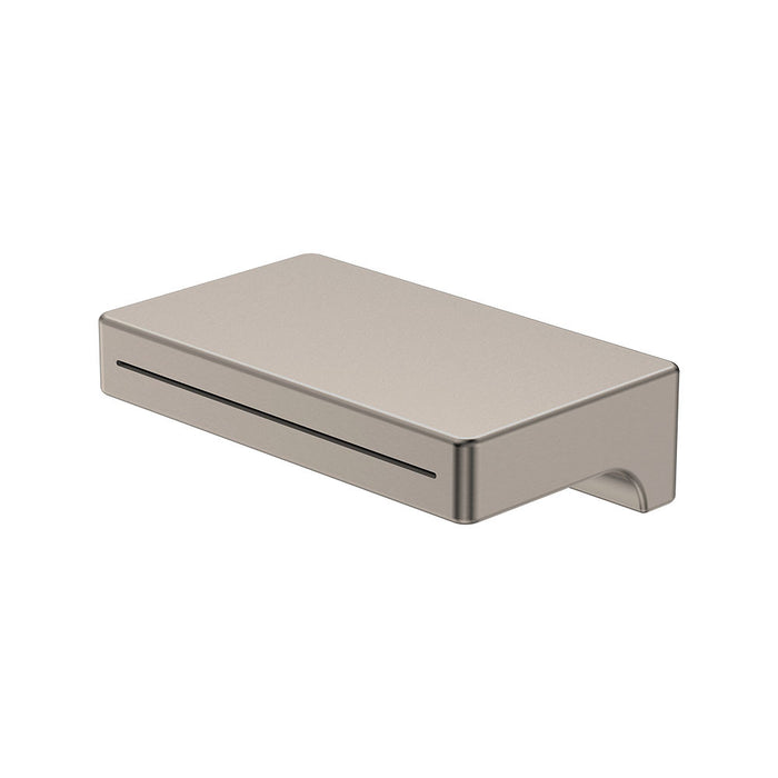 FIE Brushed Nickel Solid Brass Rectangle Bath Outlet