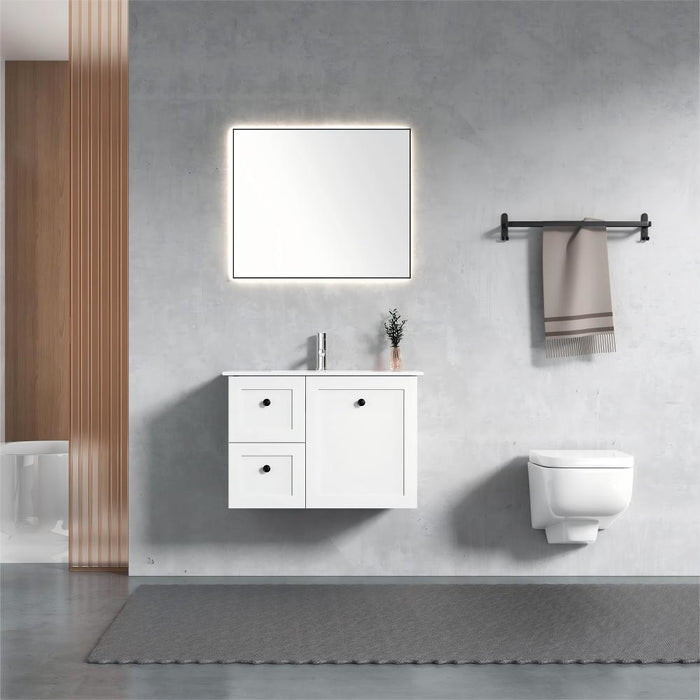 600-1500*460*540mm ROMA Hampton White Wall Hung Vanity