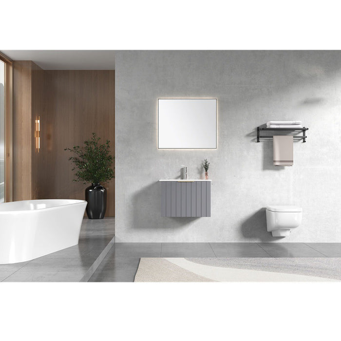 600-1200*460*420mm Roma RC580 Grey Linear Bathroom Cabinet Wall Hung Vanity