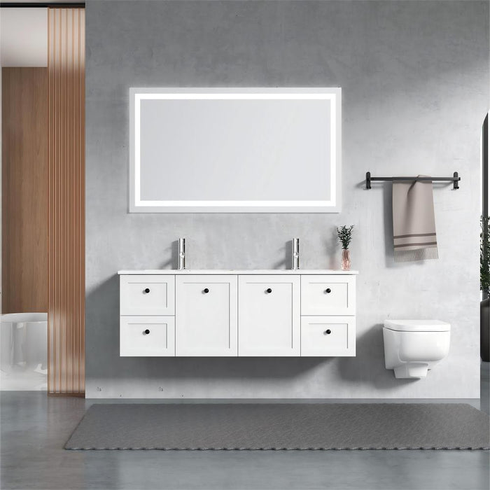 600-1500*460*540mm ROMA Hampton White Wall Hung Vanity