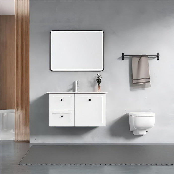 600-1500*460*540mm ROMA Hampton White Wall Hung Vanity