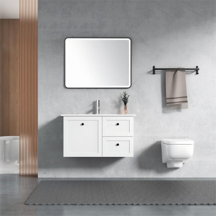 600-1500*460*540mm ROMA Hampton White Wall Hung Vanity
