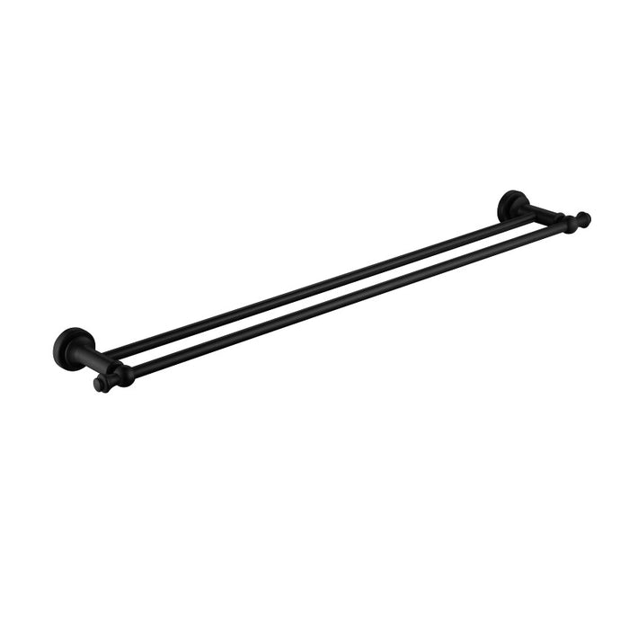 Medoc Double Towel Rail Matte Chrome/Matt Black/Brushed Nickel/Brushed Bronze