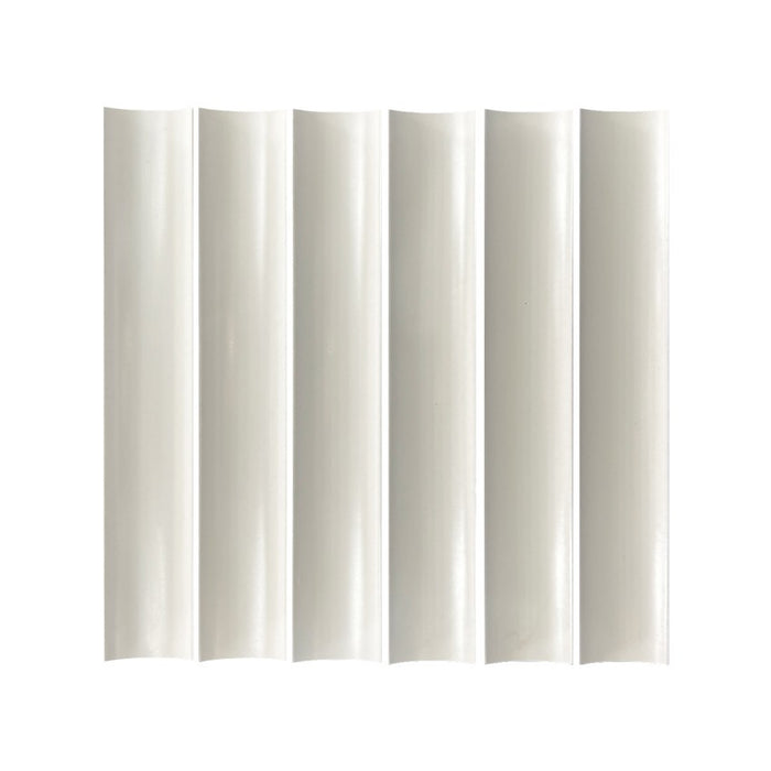 Concave White Satin