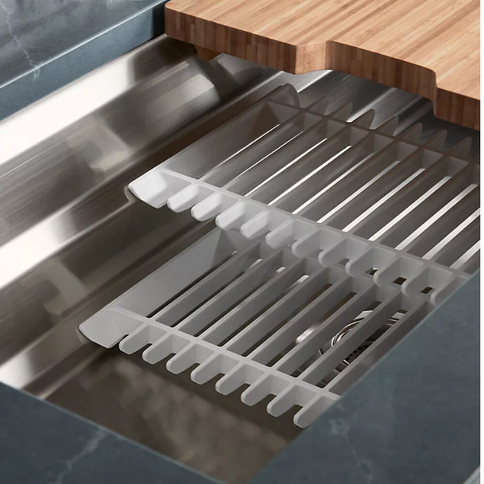 1120*465*280mm Kohler Prolific Stainless Steel Square Single Bowl Workstation Undermount Kitchen Sink