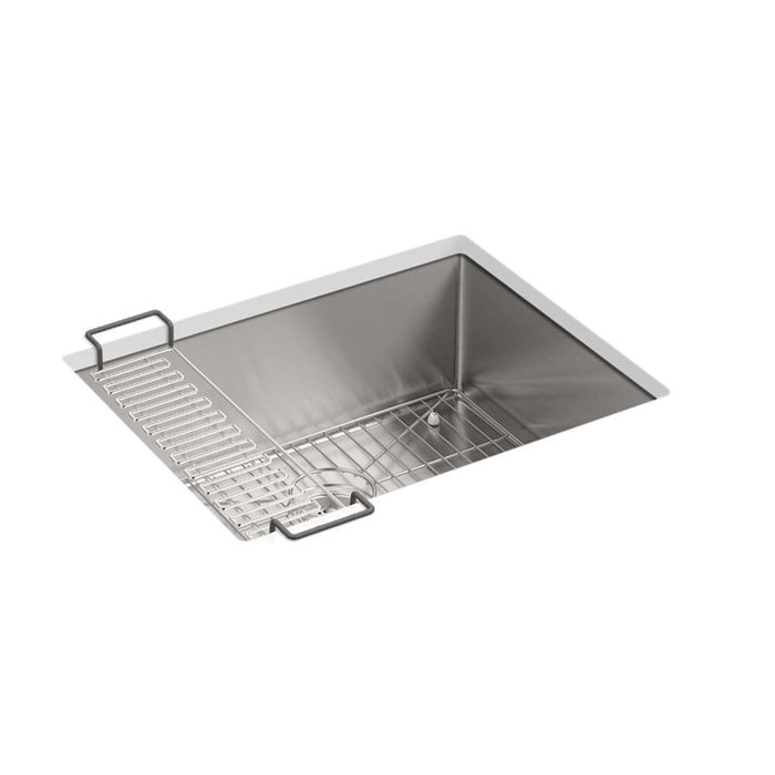 610*465*235mm Kohler Strive Stainless Steel Square Single Bowl Undermount Kitchen Sink