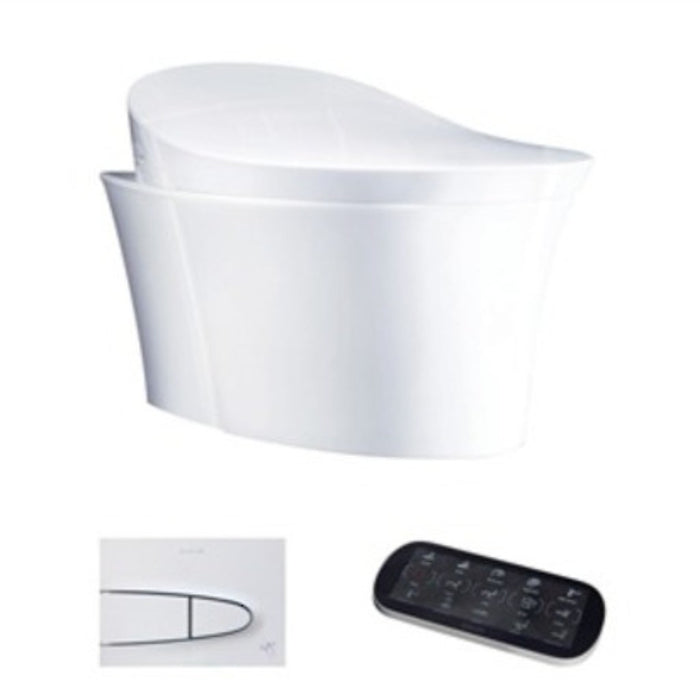675*438*435mm Kohler Veil LCD Remote Nightlight Control Wall Hung Bidet Smart Toilet