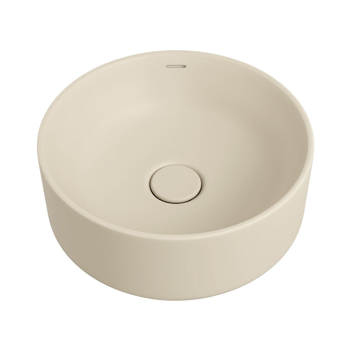 360*360*140mm Reba Luxe Khaki Vitreous China Round Above Counter Basins