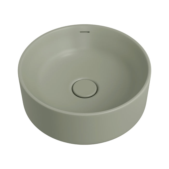 360*360*140mm Reba Luxe Olive Vitreous China Round Above Counter Basins