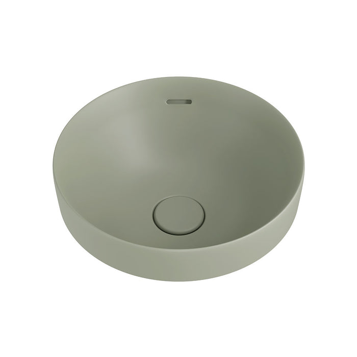 350*350*175mm Fienza Aluca Olive Vitreous China Round Insert Basins