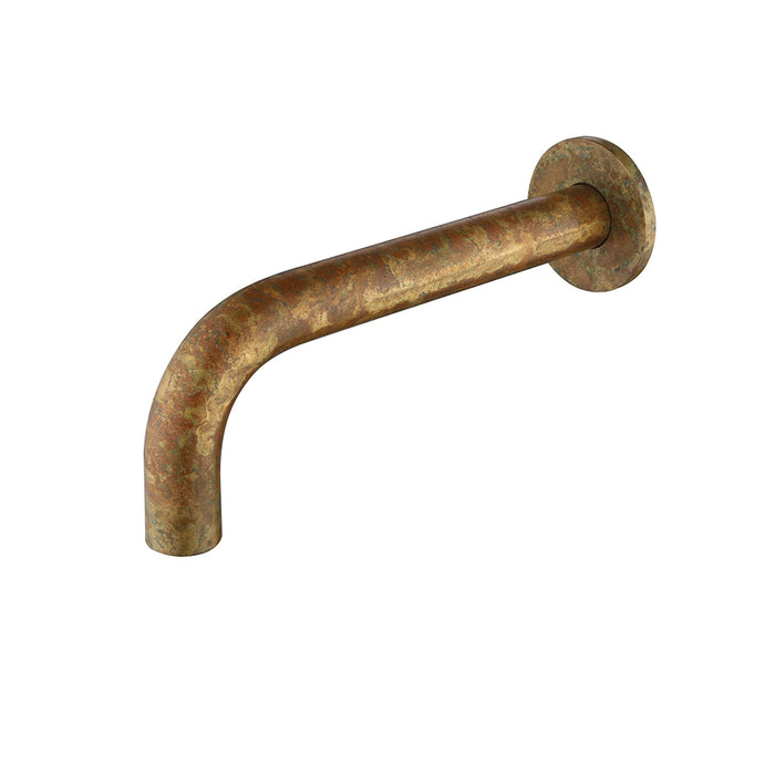 220mm Bella LVB Mica Living Brass Curved Bath/Basin Spout - HD reno