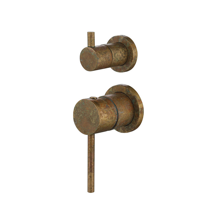 Bella LVB Mica Living Brass Shower Mixer Diverter-2P - HD reno