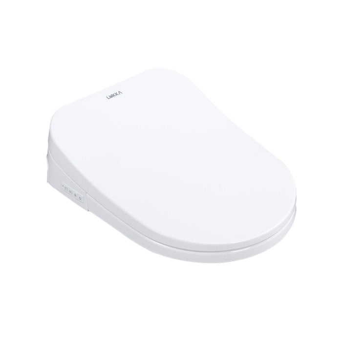 509*388*134mm Lukka Chios Gloss White LED Night Light Smart Toilet Seat