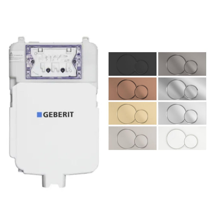 Geberit Sigma8 Concealed Cistern Frameless Standard In-wall Cistern For Wall Faced Pan With Button
