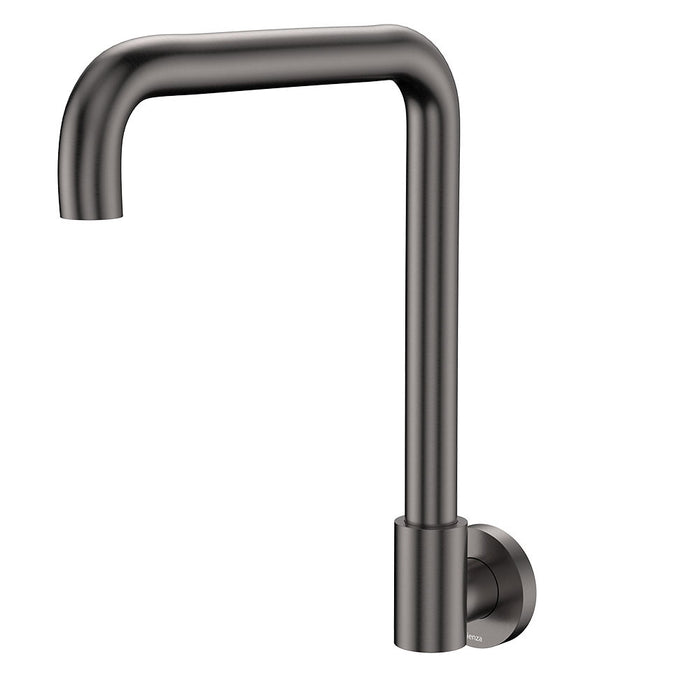 Fienza Kaya Squareline Lead-Free Stainless Steel PVD Wall Swivel Outlet Set