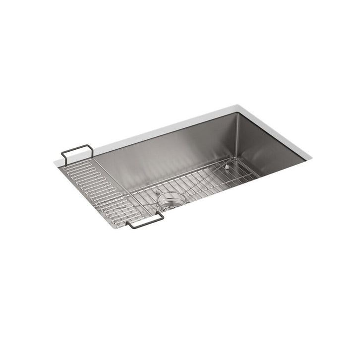813*465*237mm Kohler Strive Stainless Steel Square Single Bowl Undermount With Accessories Kitchen Sink