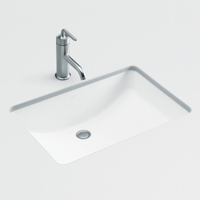 686*423*213mm Kohler Ladena Gloss White Ceramic Rectangle With Overflow Under-Mount Basins