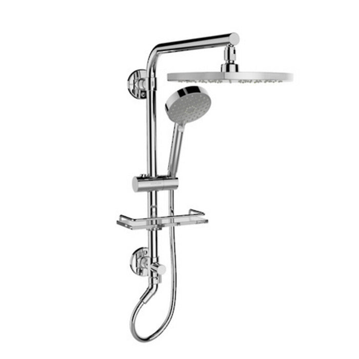 540mm Kohler HydroRail Rain Metal Premium Chrome Square Column Shower