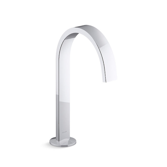 Kohler Components Hob Mount Ribbon Basin Spout Chrome/Matte
Black/Brushed
Nickel/Moderne Brushed Brass Gooseneck Solid Brass Tapware