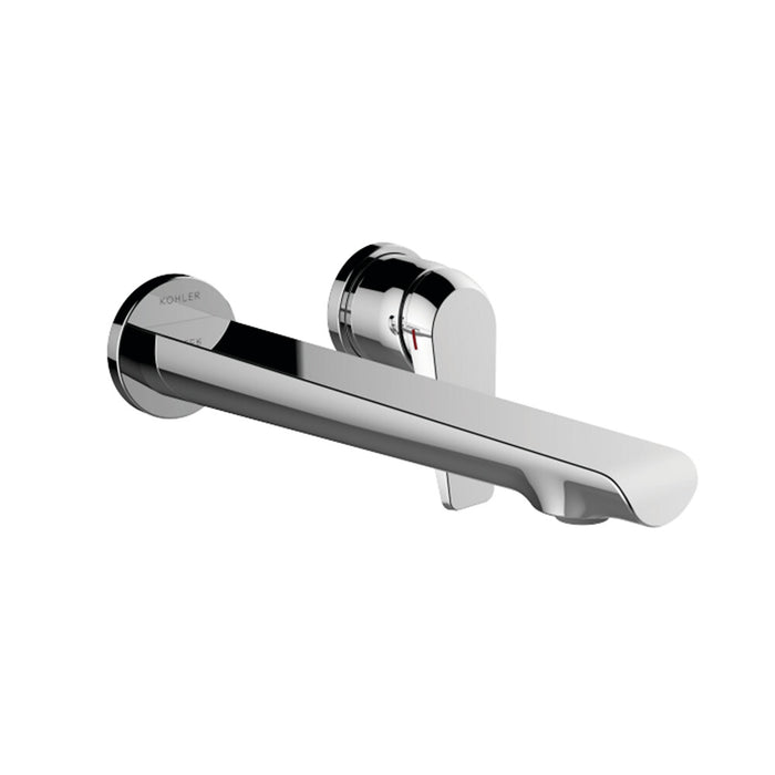Kohler Avid Wall Mount Basin Mixer Chrome Tapware
