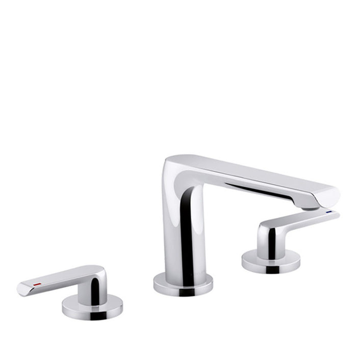 Kohler Avid Hob Mount Bath Filler Set Chrome Tapware