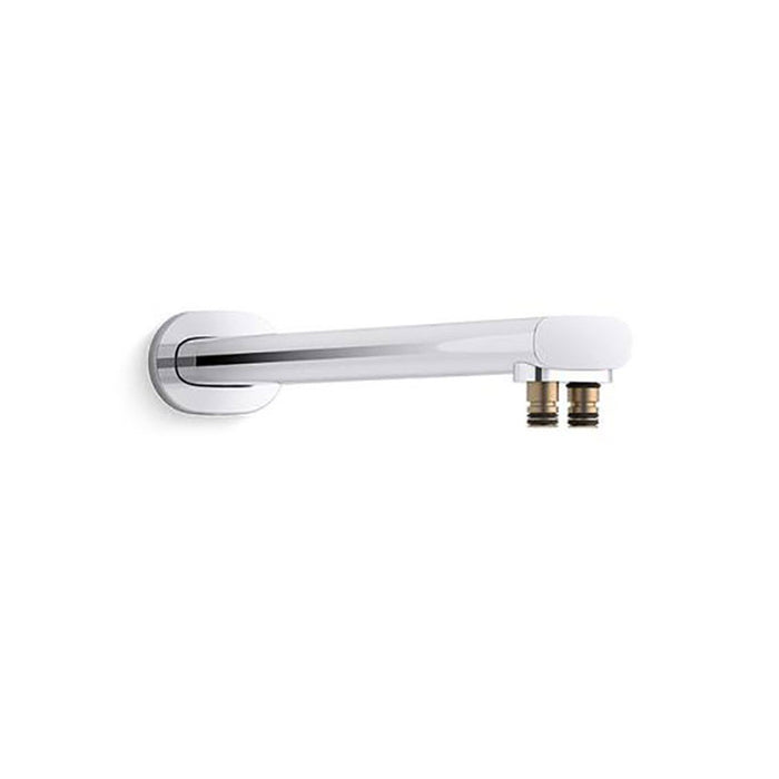 355-482mm Kohler Statement Dual Function Chrome/Brushed Nickel/Brushed Brass/Matt Black Oval Wall Mount Rainhead Arm