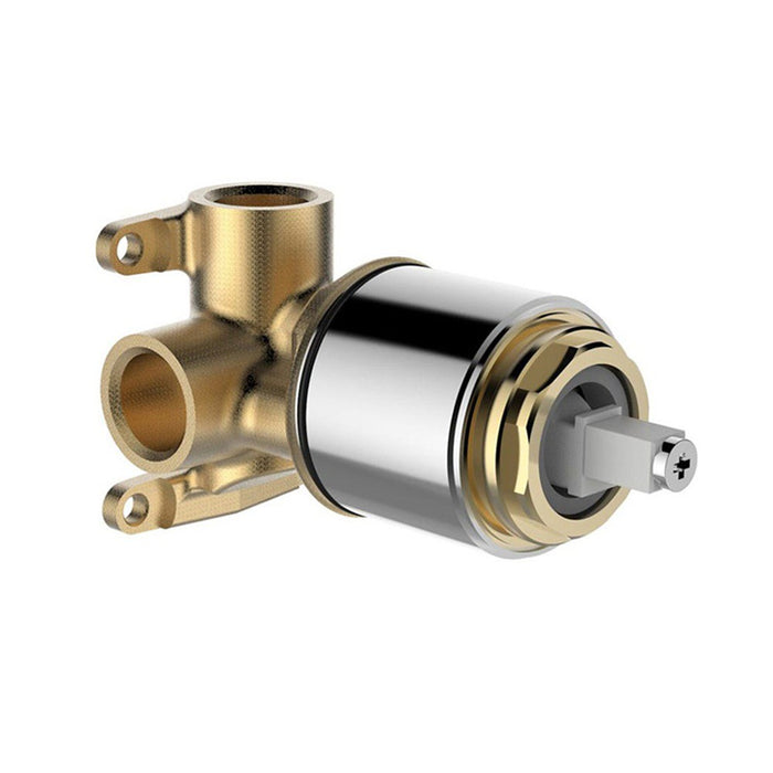 100mm Kohler Components Chrome/Brushed Nickel/Matt Black/Brushed Brass Round Plate Oyl Handle Shower/Bath Mixer Thin Trim Kit